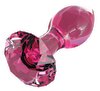 Analplugg av glass rosa