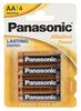 Panasonic 12 x 4 AA batterier