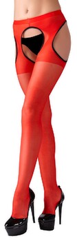 Sexy strømpebukse rød
