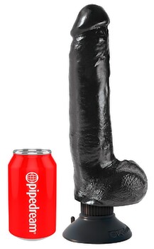 9“ Vibrating Cock with Balls