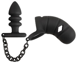 Cock Cage with but plug