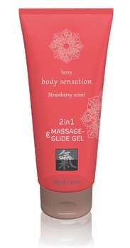 Massage & Glide Gel 2 in1 Strawberry