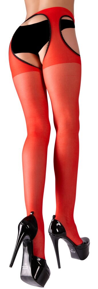 Sexy strømpebukse rød