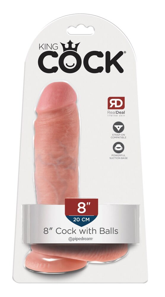 8“ Cock with Balls