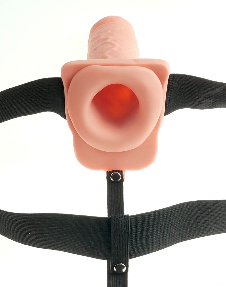 Penisvibrator på strap-on