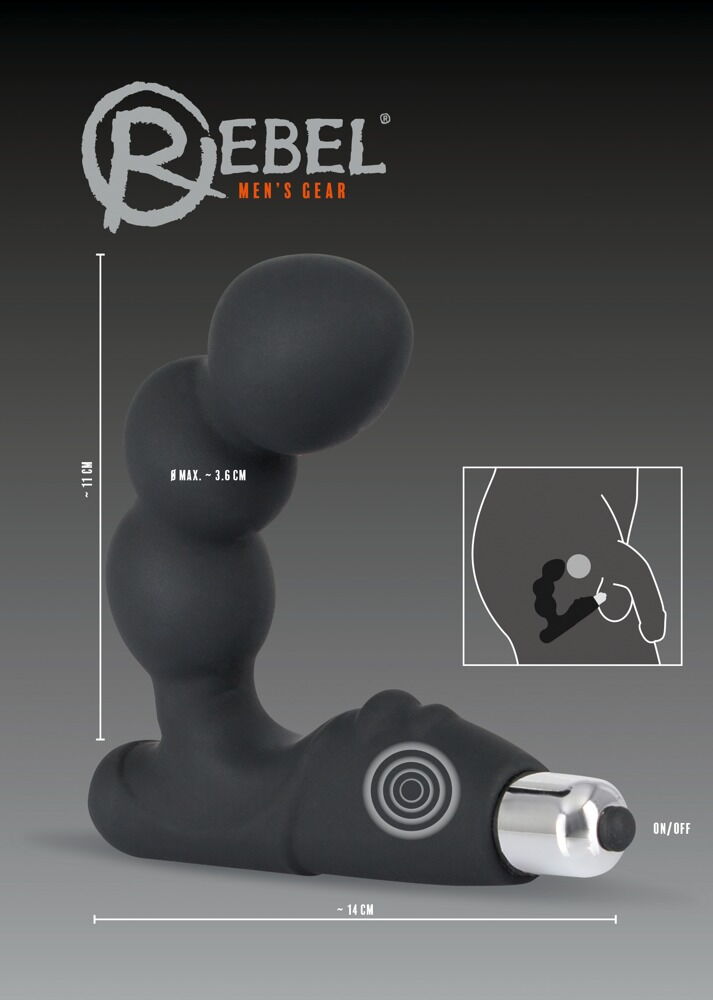 Rebel Bead shaped Prostate Stimulator