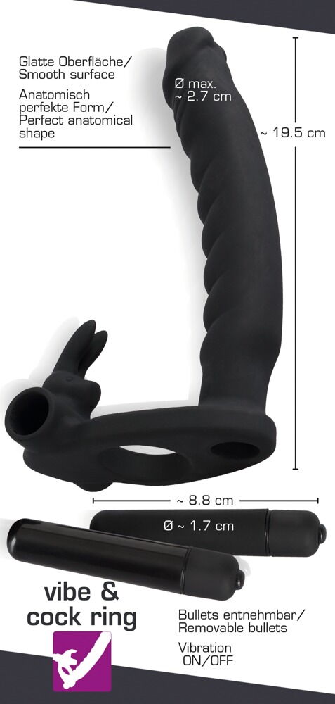 Pro Anal Vibe & Cock Ring
